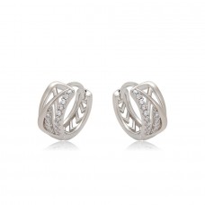 Eleganti  auskari katrai dienai ar  cirkonu